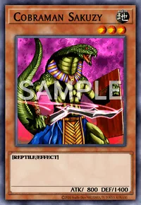 Cobraman Sakuzy, Yu-Gi-Oh! card, EARTH