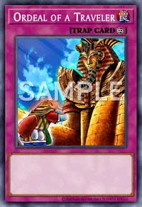 Ordeal of a Traveler, Yu-Gi-Oh! card, TRAP