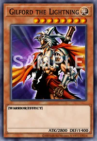 Gilford the Lightning, Yu-Gi-Oh! card, LIGHT