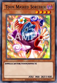Toon Masked Sorcerer, Yu-Gi-Oh! card, DARK