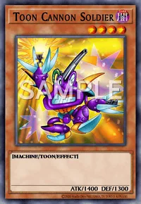 Toon Cannon Soldier, Yu-Gi-Oh! card, DARK