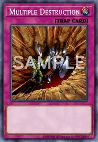 Multiple Destruction, Yu-Gi-Oh! card, TRAP