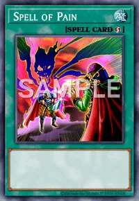 Spell of Pain, Yu-Gi-Oh! card, SPELL