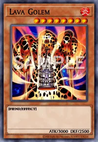 Lava Golem, Yu-Gi-Oh! card, FIRE