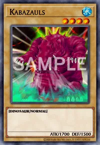 Kabazauls, Yu-Gi-Oh! card, WATER