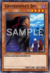 Gravekeeper's Spy, Yu-Gi-Oh! card, DARK