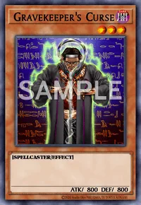 Gravekeeper's Curse, Yu-Gi-Oh! card, DARK