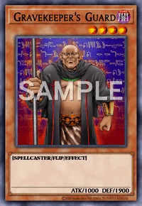 Gravekeeper's Guard, Yu-Gi-Oh! card, DARK