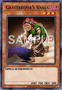 Gravekeeper's Vassal, Yu-Gi-Oh! card, DARK