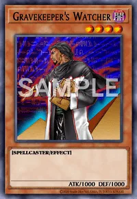 Gravekeeper's Watcher, Yu-Gi-Oh! card, DARK