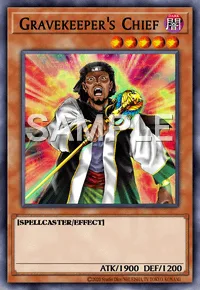 Gravekeeper's Chief, Yu-Gi-Oh! card, DARK