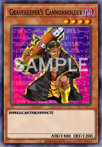 Gravekeeper's Cannonholder, Yu-Gi-Oh! card, DARK