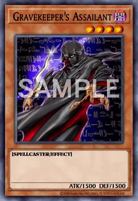 Gravekeeper's Assailant, Yu-Gi-Oh! card, DARK
