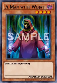 A Man with Wdjat, Yu-Gi-Oh! card, DARK