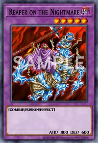 Reaper on the Nightmare, Yu-Gi-Oh! card, DARK