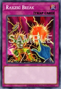 Raigeki Break, Yu-Gi-Oh! card, TRAP
