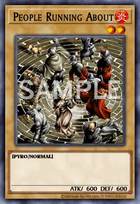 People Running About, Yu-Gi-Oh! card, FIRE