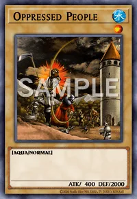 Oppressed People, Yu-Gi-Oh! card, WATER