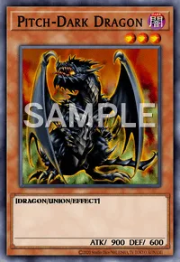 Pitch-Dark Dragon, Yu-Gi-Oh! card, DARK
