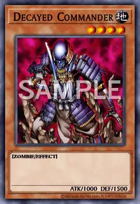 Decayed Commander, Yu-Gi-Oh! card, EARTH