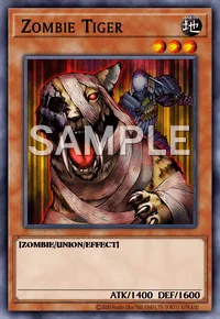 Zombie Tiger, Yu-Gi-Oh! card, EARTH