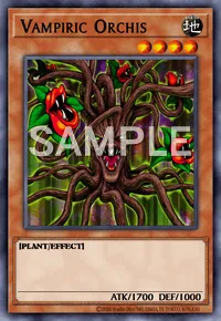 Vampiric Orchis (Updated from: Vampire Orchis), Yu-Gi-Oh! card, EARTH