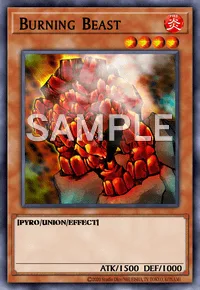 Burning Beast, Yu-Gi-Oh! card, FIRE