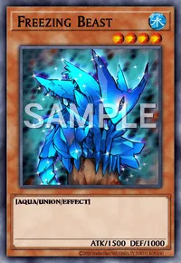 Freezing Beast, Yu-Gi-Oh! card, WATER