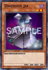 Dimension Jar, Yu-Gi-Oh! card, DARK