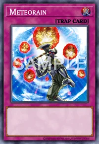 Meteorain, Yu-Gi-Oh! card, TRAP