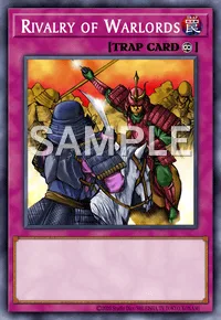 Rivalry of Warlords, Yu-Gi-Oh! card, TRAP