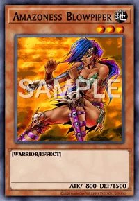 Amazoness Blowpiper, Yu-Gi-Oh! card, EARTH