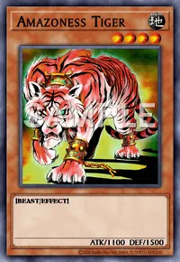 Amazoness Tiger, Yu-Gi-Oh! card, EARTH