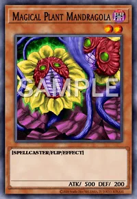 Magical Plant Mandragola, Yu-Gi-Oh! card, DARK