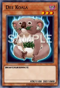 Des Koala, Yu-Gi-Oh! card, DARK