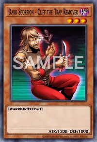 Dark Scorpion - Cliff the Trap Remover, Yu-Gi-Oh! card, DARK
