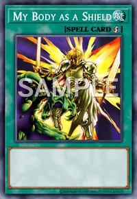 My Body as a Shield, Yu-Gi-Oh! card, SPELL