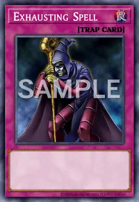 Exhausting Spell, Yu-Gi-Oh! card, TRAP