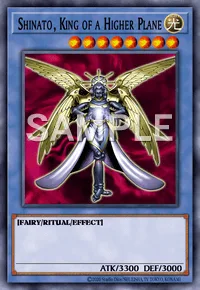 Shinato, King of a Higher Plane, Yu-Gi-Oh! card, LIGHT