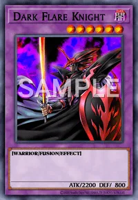 Dark Flare Knight, Yu-Gi-Oh! card, DARK
