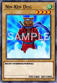 Nin-Ken Dog, Yu-Gi-Oh! card, WIND