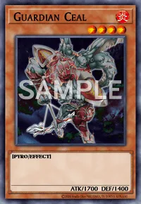 Guardian Ceal, Yu-Gi-Oh! card, FIRE