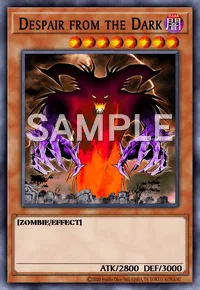 Despair from the Dark, Yu-Gi-Oh! card, DARK