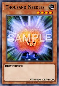 Thousand Needles, Yu-Gi-Oh! card, EARTH