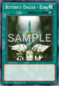 Butterfly Dagger - Elma, Yu-Gi-Oh! card, SPELL