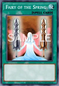 Fairy of the Spring, Yu-Gi-Oh! card, SPELL