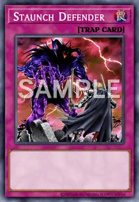 Staunch Defender, Yu-Gi-Oh! card, TRAP