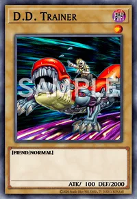 D.D. Trainer, Yu-Gi-Oh! card, DARK