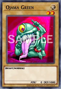 Ojama Green, Yu-Gi-Oh! card, LIGHT