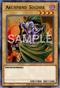Archfiend Soldier, Yu-Gi-Oh! card, DARK